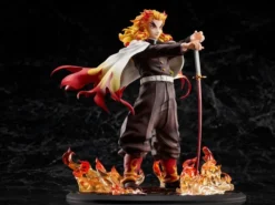 ANIPLEX OF AMERICA Kyojuro Rengoku Mugen Train Demon Slayer Kimetsu No Yaiba Figure -Anime peripheral Sales 4534530885562 figure kyojuro rengoku mugen train demon slayer kimetsu no yaiba figure altd
