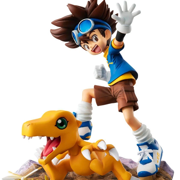MEGAHOUSE Taichi And Agumon (Re-Run) 20th Anniversary Ver Digimon GEM Series Figure 5 MEGAHOUSE Taichi And Agumon (Re-Run) 20th Anniversary Ver Digimon GEM Series Figure - Image 3