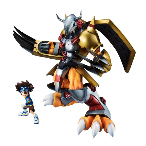 MEGAHOUSE Wargreymon & Taichi Yagami (Re-run) Digimon Adventure Precious GEM Series Figure 3 MEGAHOUSE Wargreymon & Taichi Yagami (Re-run) Digimon Adventure Precious GEM Series Figure