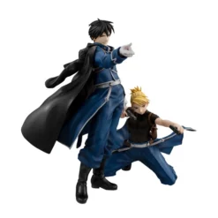 MEGAHOUSE Roy Mustang & Riza Hawkeye Fullmetal Alchemist Precious GEM Figure Set -Anime peripheral Sales 4535123830587 figure roy mustang and riza hawkeye fullmetal alchemist precious gem set alte