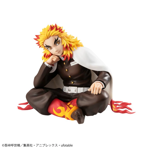MEGAHOUSE Kyojuro Rengoku Demon Slayer Palm Size GEM Series Figure With Gift 4 MEGAHOUSE Kyojuro Rengoku Demon Slayer Palm Size GEM Series Figure With Gift - Image 2
