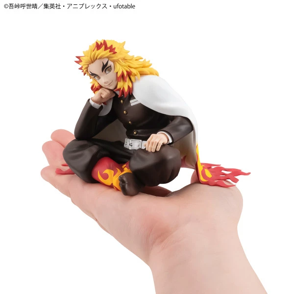 MEGAHOUSE Kyojuro Rengoku Demon Slayer Palm Size GEM Series Figure With Gift 8 MEGAHOUSE Kyojuro Rengoku Demon Slayer Palm Size GEM Series Figure With Gift - Image 6