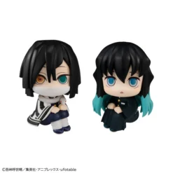 MEGAHOUSE Obanai Iguro & Muichiro Tokito Look Up Series Demon Slayer Figure Set With Gift -Anime peripheral Sales 4535123831959 figure obanai iguro and muichiro tokito look up series demon slayer set with gift altd