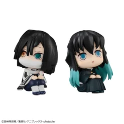 MEGAHOUSE Obanai Iguro & Muichiro Tokito Look Up Series Demon Slayer Figure Set With Gift -Anime peripheral Sales 4535123831959 figure obanai iguro and muichiro tokito look up series demon slayer set with gift altf