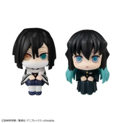 MEGAHOUSE Obanai Iguro & Muichiro Tokito Look Up Series Demon Slayer Figure Set With Gift -Anime peripheral Sales 4535123831959 figure obanai iguro and muichiro tokito look up series demon slayer set with gift alth