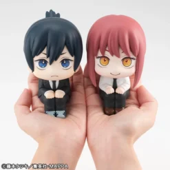 MEGAHOUSE Aki Hayakawa & Makima Look Up Series Chainsaw Man Figure Set With Gift