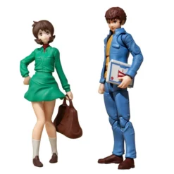 MEGAHOUSE Amuro Ray & Fraw Bow Earth Federation 07 G.M.G. Mobile Suit Gundam Action Figure Set