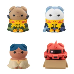 MEGAHOUSE Nyandam! We Are The Principality Of Zeon! Ver Mobile Suit Gundam Figure Set With Gift -Anime peripheral Sales 4535123835124 nyandam we are the principality of zeon ver mobile suit gundam figure set with gift altd