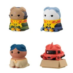 MEGAHOUSE Nyandam! We Are The Principality Of Zeon! Ver Mobile Suit Gundam Figure Set With Gift -Anime peripheral Sales 4535123835124 nyandam we are the principality of zeon ver mobile suit gundam figure set with gift alte