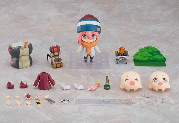 MAX FACTORY Nadeshiko Kagamihara Solo Camp DX Ver Laid-Back Camp Nendoroid Figure 3 MAX FACTORY Nadeshiko Kagamihara Solo Camp DX Ver Laid-Back Camp Nendoroid Figure