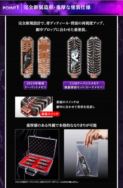 BANDAI FIGURE Dopant Memory Fuuto PI Edition Kamen Rider Replica Set 11 BANDAI FIGURE Dopant Memory Fuuto PI Edition Kamen Rider Replica Set - Image 9