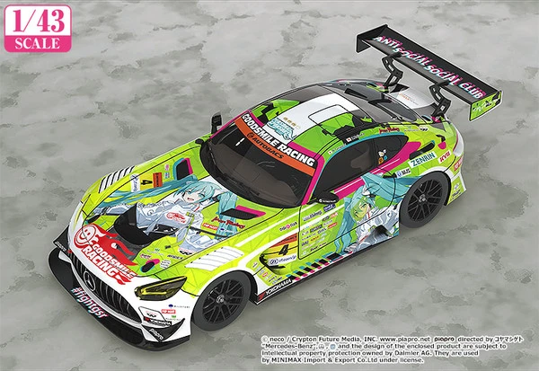Hatsune Miku AMG 2022 SUPER GT Rd.5 Ver 1/43 Scale Good Smile Racing Car 3 Hatsune Miku AMG 2022 SUPER GT Rd.5 Ver 1/43 Scale Good Smile Racing Car