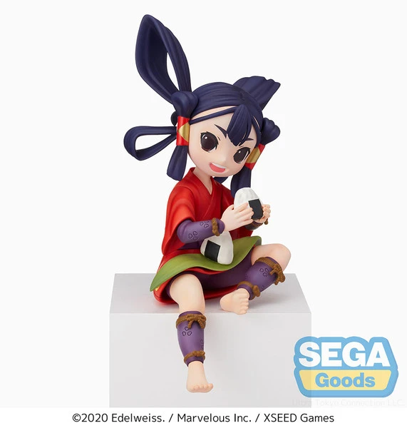 SEGA Sakuna Perching Ver Sakuna Of Rice And Ruin Prize Figure 3 SEGA Sakuna Perching Ver Sakuna Of Rice And Ruin Prize Figure