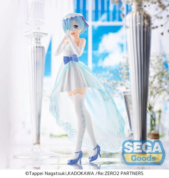 SEGA Rem Wedding Dress Ver Re:ZERO SPM Prize Figure 11 SEGA Rem Wedding Dress Ver Re:ZERO SPM Prize Figure - Image 9