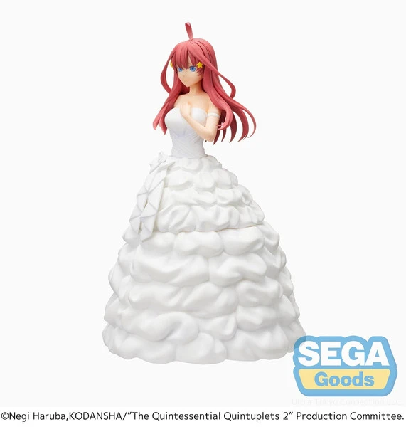 SEGA Itsuki Nakano Bride Ver The Quintessential Quintuplets SPM Prize Figure 4 SEGA Itsuki Nakano Bride Ver The Quintessential Quintuplets SPM Prize Figure - Image 2