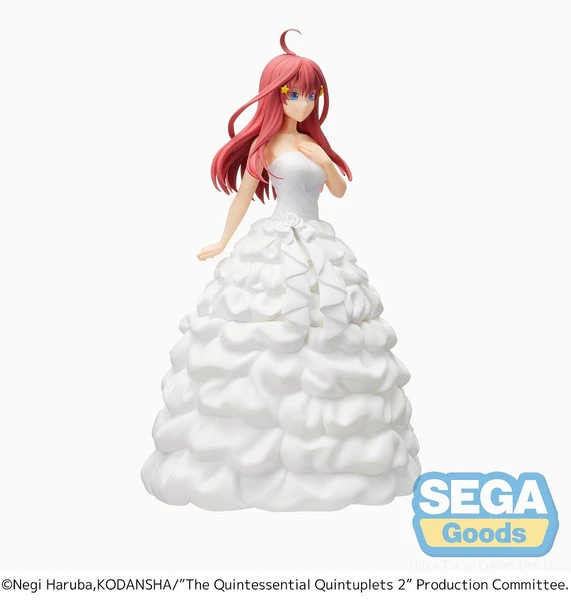SEGA Itsuki Nakano Bride Ver The Quintessential Quintuplets SPM Prize Figure 6 SEGA Itsuki Nakano Bride Ver The Quintessential Quintuplets SPM Prize Figure - Image 4