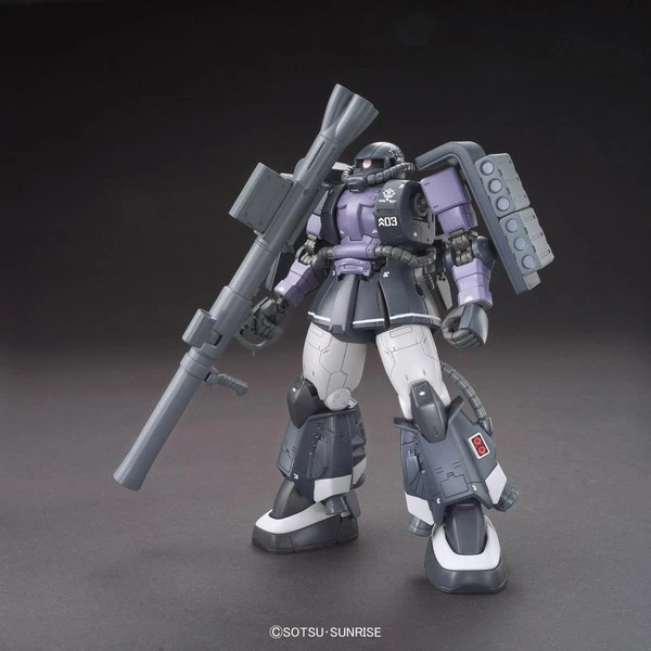 BANDAI FIGURE MS-06R-1A Zaku II Gaia/Mash Custom Ver Mobile Suit Gundam HGGTO 1/144 Model Kit 3 BANDAI FIGURE MS-06R-1A Zaku II Gaia/Mash Custom Ver Mobile Suit Gundam HGGTO 1/144 Model Kit