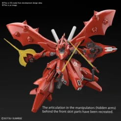 BANDAI FIGURE MSN-04II Nightingale Mobile Suit Gundam Chars Counter Attack Beltorchikas Children 1/144 Model Kit -Anime peripheral Sales 4573102617873 model kit nightingale mobile suit gundam altb