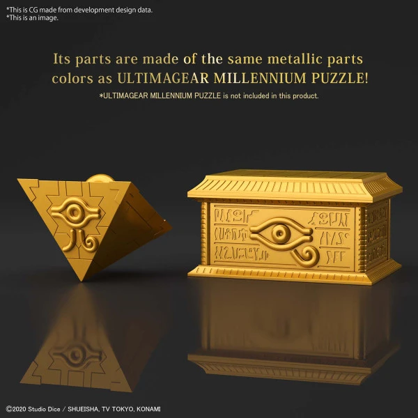 BANDAI FIGURE Ultimagear Millennium Puzzle Gold Sarcophagus Yu-Gi-Oh! Replica 6 BANDAI FIGURE Ultimagear Millennium Puzzle Gold Sarcophagus Yu-Gi-Oh! Replica - Image 4