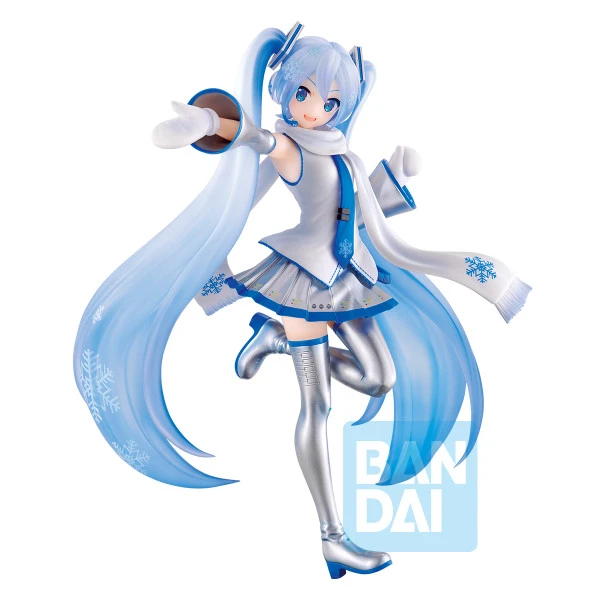 BANDAI FIGURE Snow Hatsune Miku Vocaloid Ichiban Figure 3 BANDAI FIGURE Snow Hatsune Miku Vocaloid Ichiban Figure