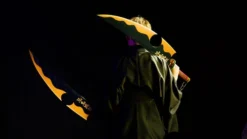 TAMASHII NATIONS Tengen Uzui's Nichirin Swords Demon Slayer Proplica -Anime peripheral Sales 4573102638830 figure nichirin sword tengen uzui demon slayer replica altb