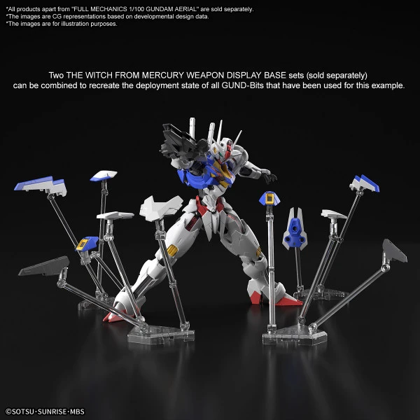 BANDAI FIGURE Aerial Mobile Suit Gundam The Witch From Mercury Full Mechanics 1/100 Model Kit 12 BANDAI FIGURE Aerial Mobile Suit Gundam The Witch From Mercury Full Mechanics 1/100 Model Kit - Image 10