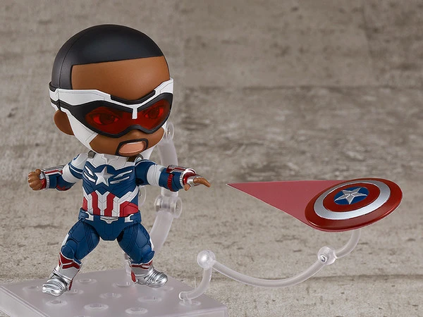 GOOD SMILE Captain America (Sam Wilson) DX Ver The Falcon And The Winter Soldier Nendoroid Figure 5 GOOD SMILE Captain America (Sam Wilson) DX Ver The Falcon And The Winter Soldier Nendoroid Figure - Image 3