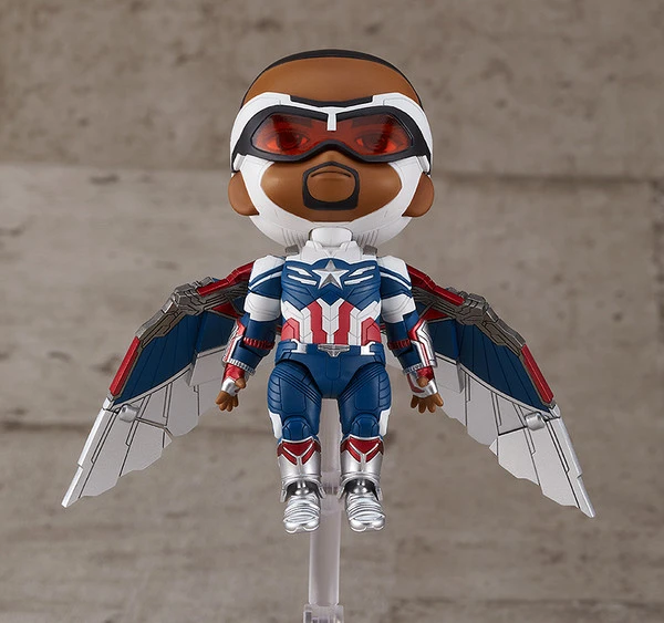 GOOD SMILE Captain America (Sam Wilson) DX Ver The Falcon And The Winter Soldier Nendoroid Figure 8 GOOD SMILE Captain America (Sam Wilson) DX Ver The Falcon And The Winter Soldier Nendoroid Figure - Image 6