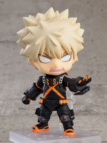 GOOD SMILE Katsuki Bakugo Stealth Suit Ver My Hero Academia World Heroes' Mission The Movie Nendoroid Figure 4 GOOD SMILE Katsuki Bakugo Stealth Suit Ver My Hero Academia World Heroes' Mission The Movie Nendoroid Figure - Image 2
