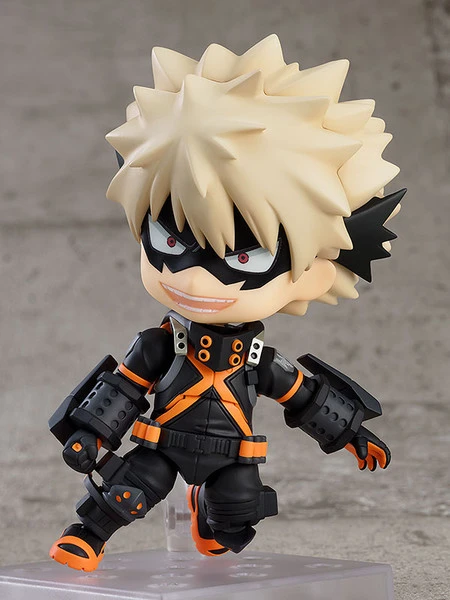 GOOD SMILE Katsuki Bakugo Stealth Suit Ver My Hero Academia World Heroes' Mission The Movie Nendoroid Figure 5 GOOD SMILE Katsuki Bakugo Stealth Suit Ver My Hero Academia World Heroes' Mission The Movie Nendoroid Figure - Image 3