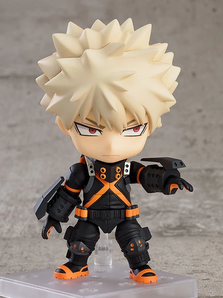GOOD SMILE Katsuki Bakugo Stealth Suit Ver My Hero Academia World Heroes' Mission The Movie Nendoroid Figure 6 GOOD SMILE Katsuki Bakugo Stealth Suit Ver My Hero Academia World Heroes' Mission The Movie Nendoroid Figure - Image 4