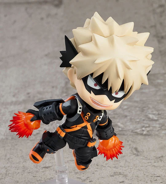 GOOD SMILE Katsuki Bakugo Stealth Suit Ver My Hero Academia World Heroes' Mission The Movie Nendoroid Figure 7 GOOD SMILE Katsuki Bakugo Stealth Suit Ver My Hero Academia World Heroes' Mission The Movie Nendoroid Figure - Image 5
