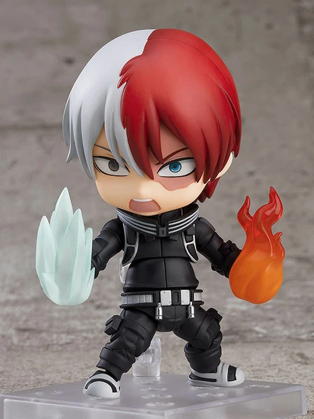 GOOD SMILE Shoto Todoroki Stealth Suit Ver My Hero Academia World Heroes' Mission The Movie Nendoroid Figure 4 GOOD SMILE Shoto Todoroki Stealth Suit Ver My Hero Academia World Heroes' Mission The Movie Nendoroid Figure - Image 2