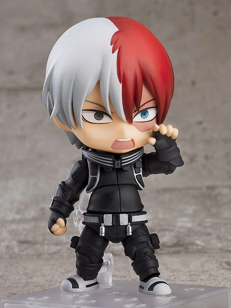 GOOD SMILE Shoto Todoroki Stealth Suit Ver My Hero Academia World Heroes' Mission The Movie Nendoroid Figure 6 GOOD SMILE Shoto Todoroki Stealth Suit Ver My Hero Academia World Heroes' Mission The Movie Nendoroid Figure - Image 4