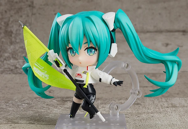 GOOD SMILE Racing Miku 2022 Ver Vocaloid Nendoroid Figure 4 GOOD SMILE Racing Miku 2022 Ver Vocaloid Nendoroid Figure - Image 2