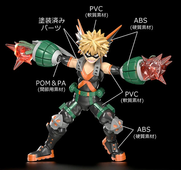 TAKARA TOMY Katsuki Bakugo My Hero Academia MODEROID Model Kit 7 TAKARA TOMY Katsuki Bakugo My Hero Academia MODEROID Model Kit - Image 5