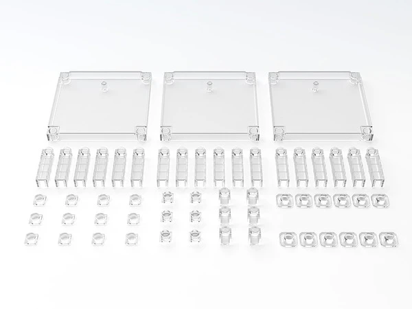 GOOD SMILE The Simple Stand Build-On Type Translucent Ver Customizable Figure Stand Set 4 GOOD SMILE The Simple Stand Build-On Type Translucent Ver Customizable Figure Stand Set - Image 2