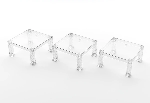 GOOD SMILE The Simple Stand Build-On Type Translucent Ver Customizable Figure Stand Set 7 GOOD SMILE The Simple Stand Build-On Type Translucent Ver Customizable Figure Stand Set - Image 5