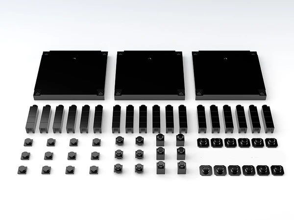 GOOD SMILE The Simple Stand Build-On Type Black Ver Customizable Figure Stand Set 4 GOOD SMILE The Simple Stand Build-On Type Black Ver Customizable Figure Stand Set - Image 2