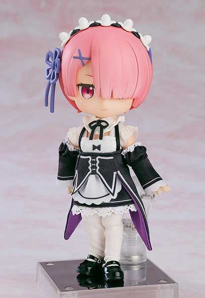 GOOD SMILE Ram Re:ZERO Nendoroid Doll Figure 3 GOOD SMILE Ram Re:ZERO Nendoroid Doll Figure