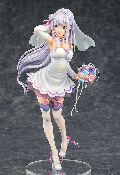 PHAT COMPANY Emilia (Re-run) Wedding Ver Re:ZERO Figure 4 PHAT COMPANY Emilia (Re-run) Wedding Ver Re:ZERO Figure - Image 2