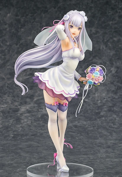PHAT COMPANY Emilia (Re-run) Wedding Ver Re:ZERO Figure 8 PHAT COMPANY Emilia (Re-run) Wedding Ver Re:ZERO Figure - Image 6