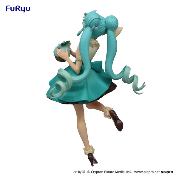 FURYU Hatsune Miku (Re-run) Chocolate Mint Ver SweetSweets Series Vocaloid Figure 6 FURYU Hatsune Miku (Re-run) Chocolate Mint Ver SweetSweets Series Vocaloid Figure - Image 4