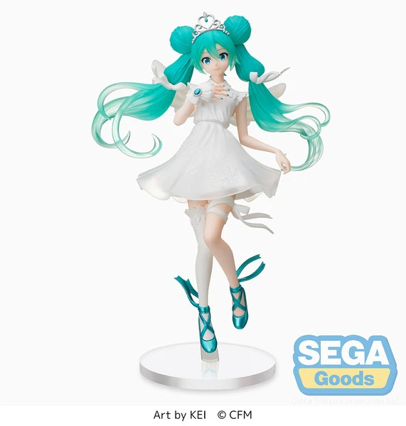 SEGA Hatsune Miku 15th Anniversary KEI Ver Vocaloid SPM Prize Figure 3 SEGA Hatsune Miku 15th Anniversary KEI Ver Vocaloid SPM Prize Figure