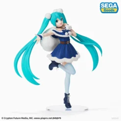 SEGA Hatsune Miku Blue Christmas Ver Vocaloid SPM Prize Figure