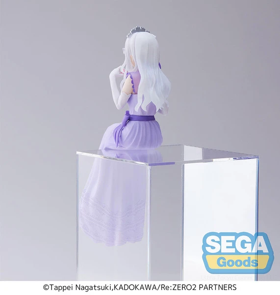 SEGA Emilia Dressed-Up Party Perching Ver Re:ZERO Lost In Memories PM Prize Figure 5 SEGA Emilia Dressed-Up Party Perching Ver Re:ZERO Lost In Memories PM Prize Figure - Image 3