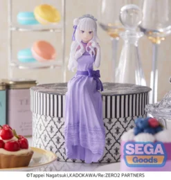 SEGA Emilia Dressed-Up Party Perching Ver Re:ZERO Lost In Memories PM Prize Figure 15 SEGA Emilia Dressed-Up Party Perching Ver Re:ZERO Lost In Memories PM Prize Figure -Anime peripheral Sales 4580779504238 figure emilia dressed up party perching ver re zero lost in memories pm prize altd