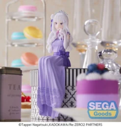 SEGA Emilia Dressed-Up Party Perching Ver Re:ZERO Lost In Memories PM Prize Figure 16 SEGA Emilia Dressed-Up Party Perching Ver Re:ZERO Lost In Memories PM Prize Figure -Anime peripheral Sales 4580779504238 figure emilia dressed up party perching ver re zero lost in memories pm prize alte