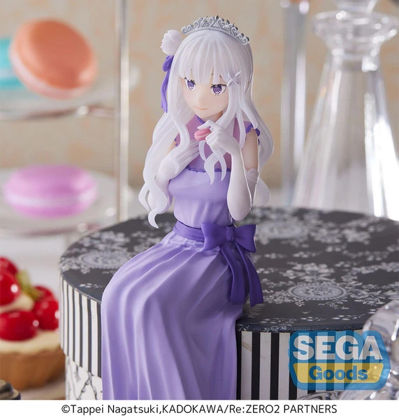 SEGA Emilia Dressed-Up Party Perching Ver Re:ZERO Lost In Memories PM Prize Figure 9 SEGA Emilia Dressed-Up Party Perching Ver Re:ZERO Lost In Memories PM Prize Figure - Image 7