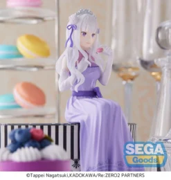 SEGA Emilia Dressed-Up Party Perching Ver Re:ZERO Lost In Memories PM Prize Figure 19 SEGA Emilia Dressed-Up Party Perching Ver Re:ZERO Lost In Memories PM Prize Figure -Anime peripheral Sales 4580779504238 figure emilia dressed up party perching ver re zero lost in memories pm prize alth